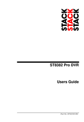 Stack ST8382 Pro DVR User Manual