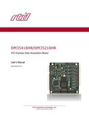 rtd DM35218HR User Manual