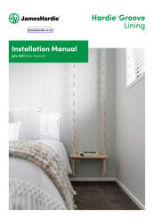Hardie Groove Lining Installation Manual