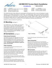Aktino AK3000 DS3 Quick Installation
