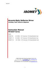 ISOMET RFA920T Series Manual