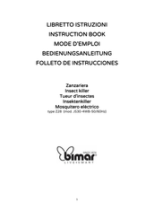 Bimar JS30-4WB-50/60Hz Instruction Book