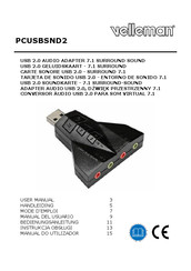 Velleman PCUSBSND2 User Manual