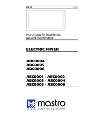 M-system Mastro ADC0004 Instructions For Installation, Use And Maintenance Manual