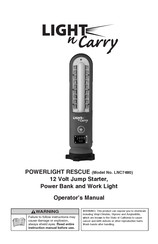 Light-N-Carry Powerlight Rescue Operator's Manual