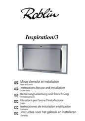 ROBLIN Inspiration/3 Instructions For Use And Installation