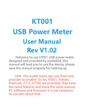 Chargerlab KT001 User Manual