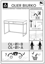 Moderno OLIER BIURKO OL-01-A Assembly Instruction Manual