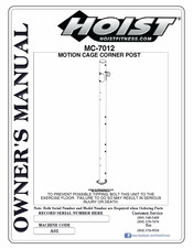 Hoist Fitness MC-7012 Owner's Manual