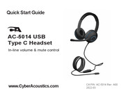Cyber Acoustics AC-5014 Quick Start Manual