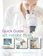 Heska scil Vet abc Plus+ Quick Manual