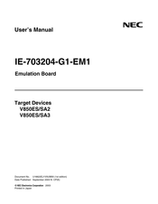 NEC IE-703204-G1-EM1 User Manual