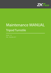 ZKTeco Tripod Turnstile Maintenance Manual