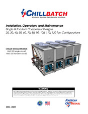 American Geo Thermal CHILLBATCH AMC-20 Installation, Operation And Maintenance Manual