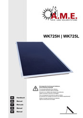 A.M.E. WK725L Manual