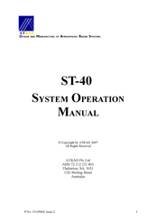 ATRAD ST-40 System Operation Manual