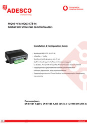 ADESCO MQ03 LTE-M Installation &  Configuration Manual