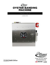 Alliance Rubber Oyster Banding Machine Operator's Manual