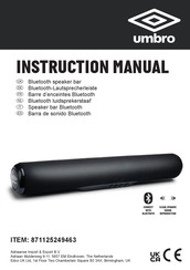 umbro YL05 Instruction Manual