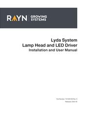 RAYN Lyda Installation And User Manual