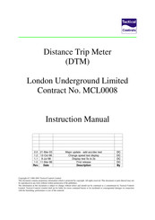 Tactical Controls DTM Instruction Manual