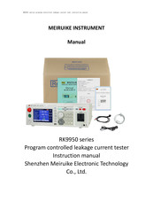 MEIRUIKE RK9950 Series Instruction Manual