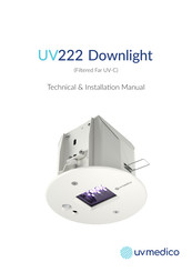 UV MEDICO UV222 Technical And Installation Manual