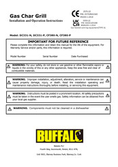Buffalo CF380-P Assembly, Installation And Operation Instructions