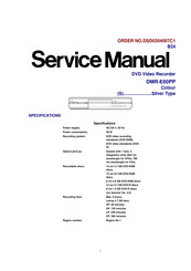 Panasonic DMR-E60PP Service Manual