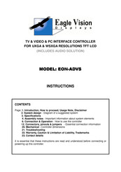 EAGLE VISION EON-ADVS Instructions Manual