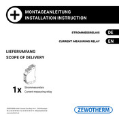 ZEWOTHERM 1x Installation Instructions Manual