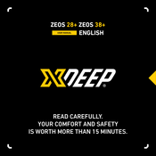 xDEEP ZEOS 38+ User Manual