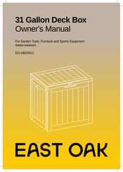 EAST OAK EO-DB22013 Owner's Manual