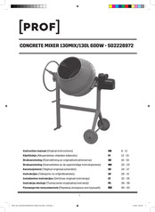 PROF 130MIX Instruction Manual