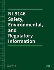 National Instruments NI-9146 Safety, Environmental, And Regulatory Information