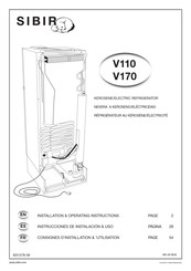 Sibir V110 Installation & Operating Instructions Manual