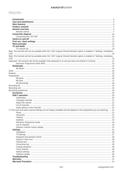 ENERGY SISTEM TDT SD3 User Manual