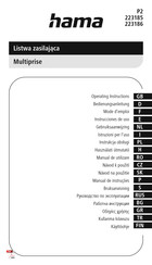 Hama 223185 Operating Instructions Manual