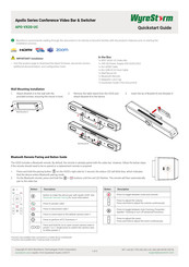 Wyrestorm APOLLO APO-VX20-UC Quick Start Manual