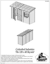 Cedarshed Bayside B124DD Manual