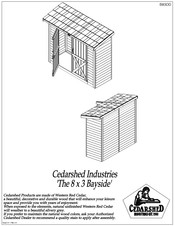 Cedarshed Bayside B83DD Manual