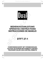 Dual DTFT 27-1 Operating Instructions Manual