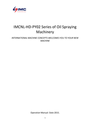 IMC IMCNL-HD-PY02 Series Operation Manual