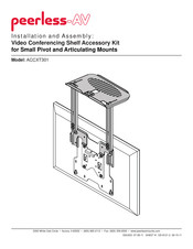 peerless-AV ACCXT301 Installation And Assembly Manual