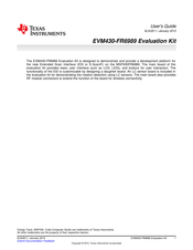 Texas Instruments EVM430-FR6989 User Manual