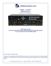 KVMSwitchTech AB-3879 Instruction Manual