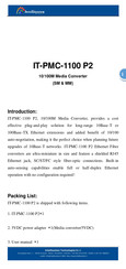 Intellisystem IT-PMC-1100 P2 Manual