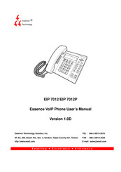 Essence Technology EIP 7012 User Manual