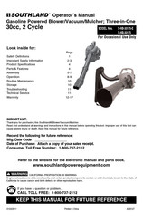 Southland S-HB-30175-E Operator's Manual