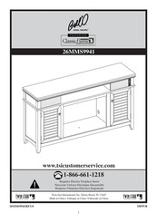 Twin-Star International Bello'o 26MMS9941 Manual